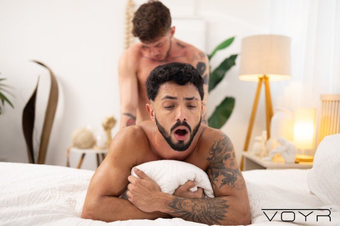 Di Carvalho And Junior Olioti Flip Fuck Passionately In VOYR’s “Flip Fucking For Fun”.